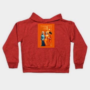 Three art deco women Kids Hoodie